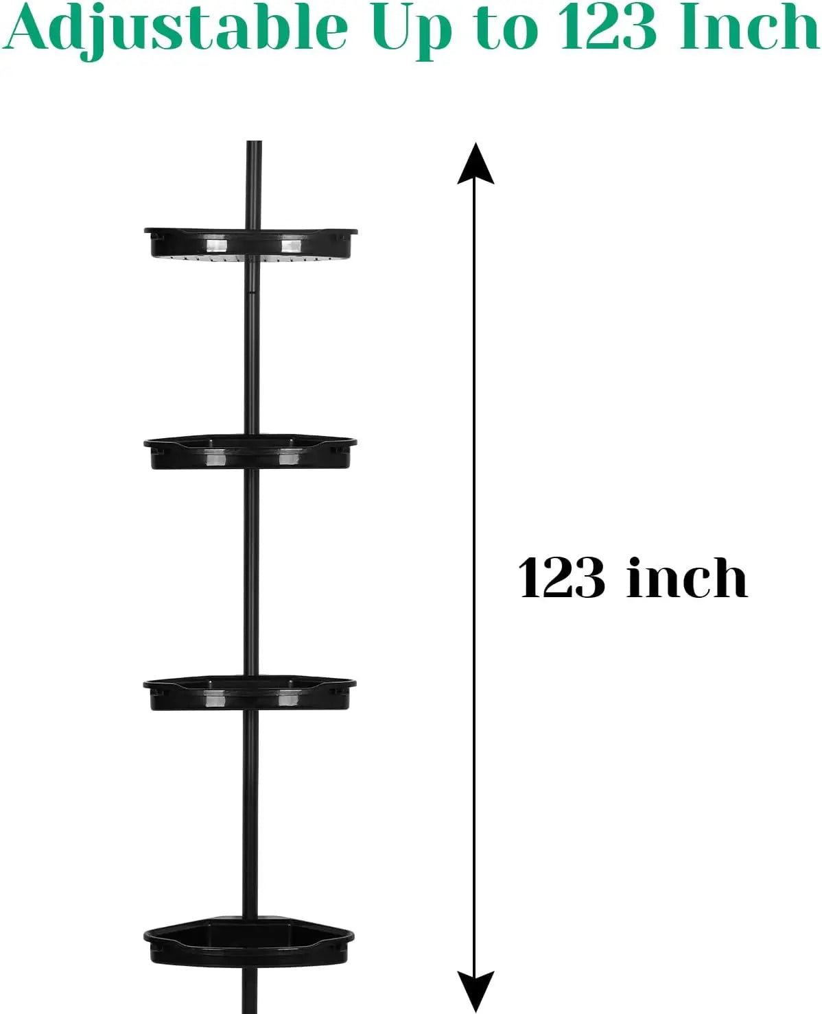 4 Tier Corner Shower Caddy The Pet & Home Store
