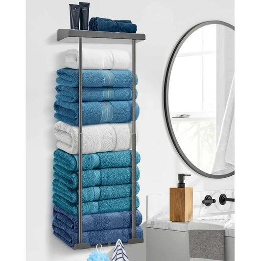Bathroom wall mounted towel rack,bathroom decorative towel rack, towel hanging rack,roll towel storage,Bathroom Towel Holder The Pet & Home Store