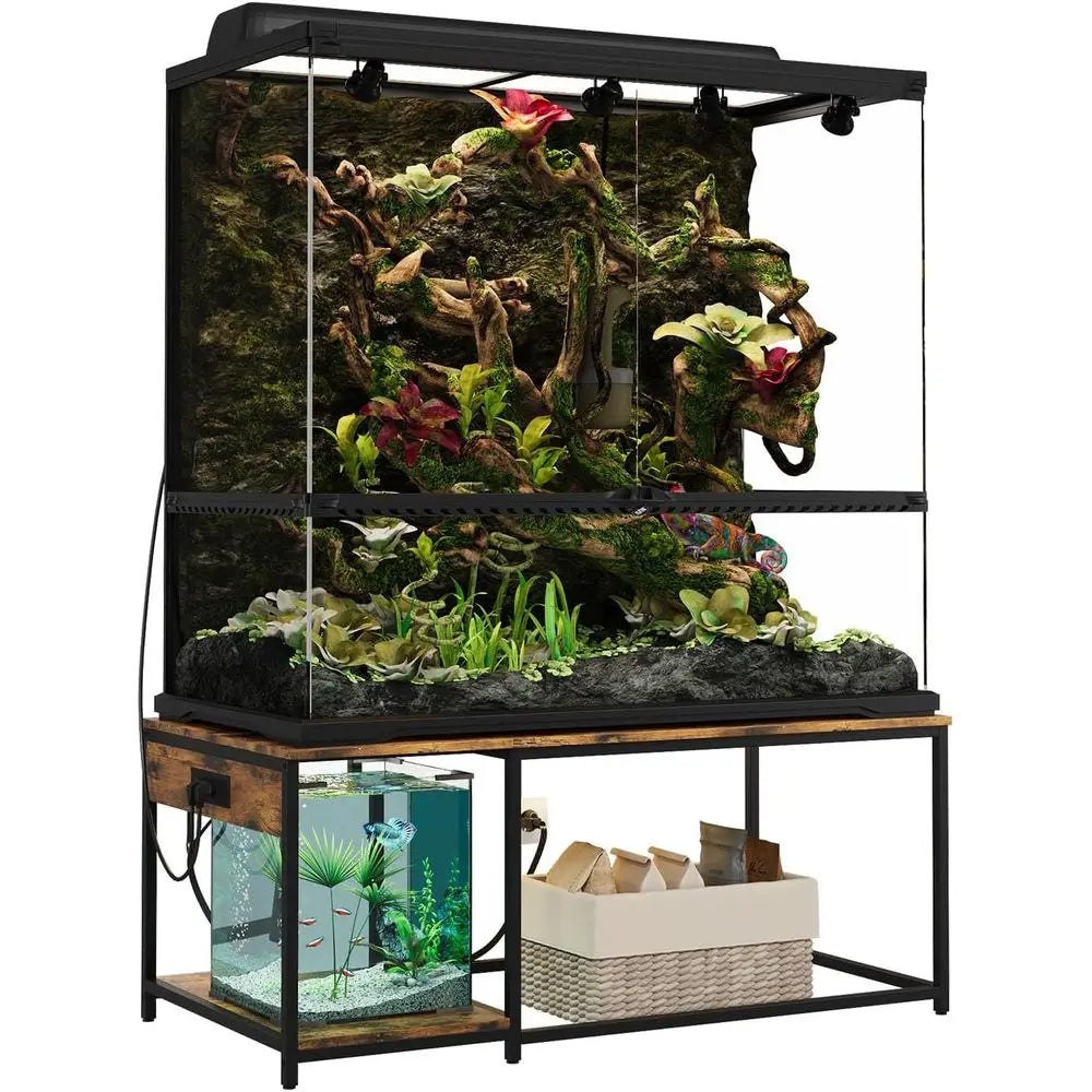 Reptile Enclosure Stand For Bearded Dragons And Snakes