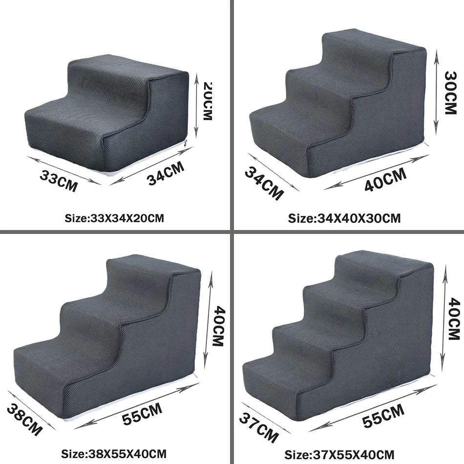 Pet Stairs For Dogs Detachable Two Three Four Step Ladder