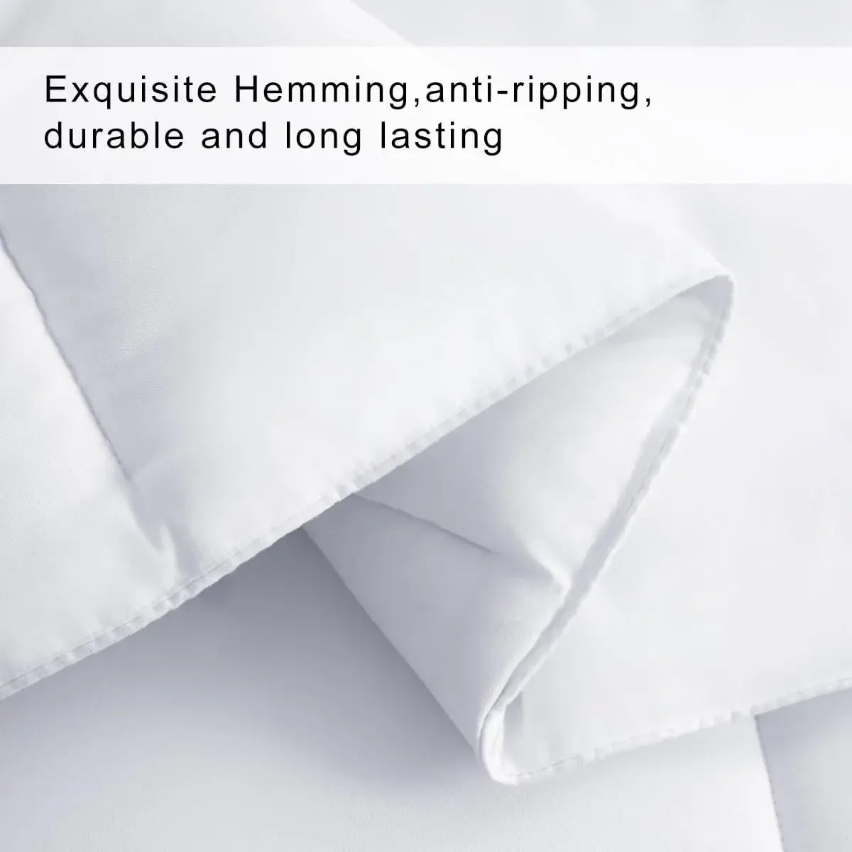 Cooling All-Season Quilted Bamboo Fiber Comforter With Breathable Duvet Insert