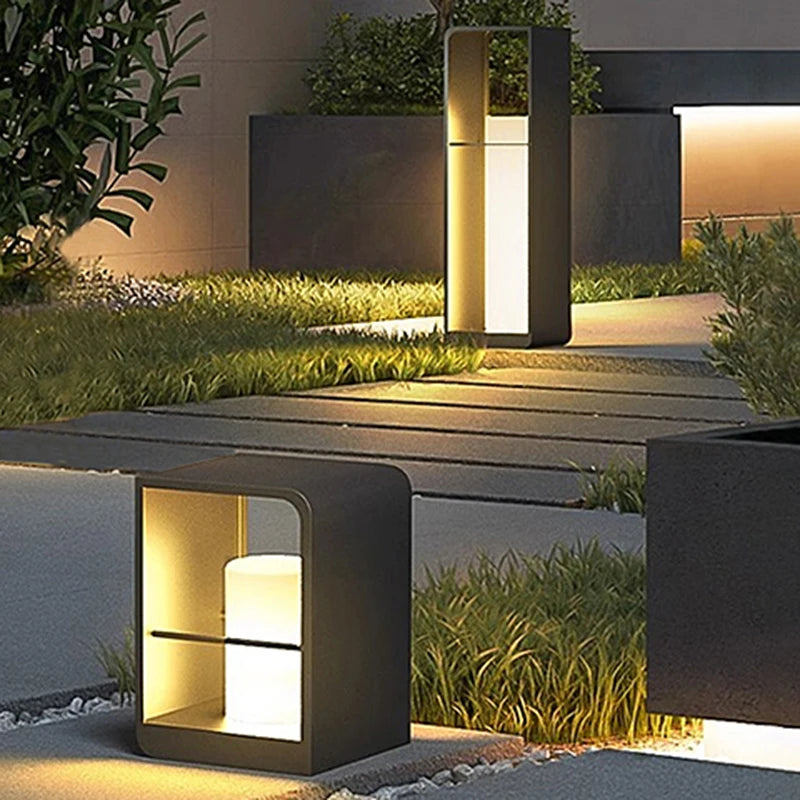 Outdoor LED Lawn Floor Lamp For Garden Courtyard Lighting