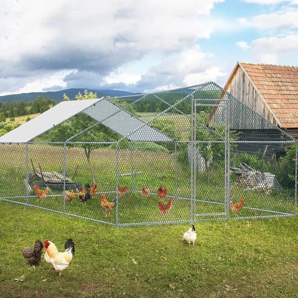 Waterproof Metal Chicken Coop For Backyard Poultry And Small Pets
