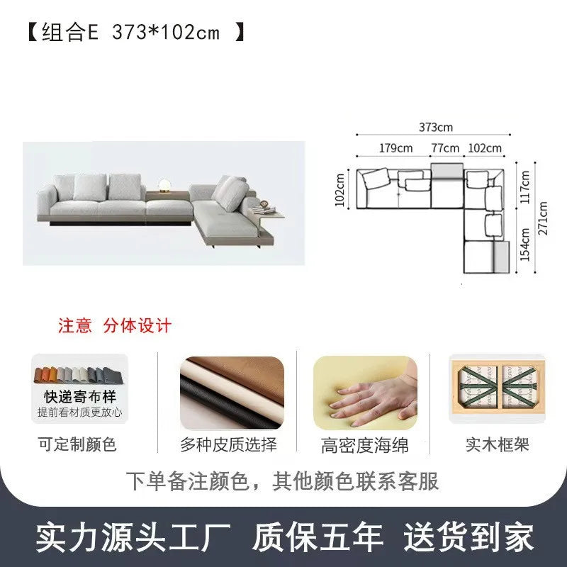 Modern Luxury Modular Sofa Set for Living Room Fabric
