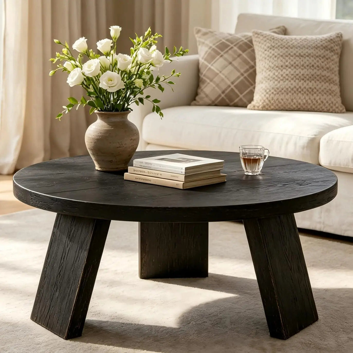 33.5 Inch Round Coffee Table The Pet & Home Store