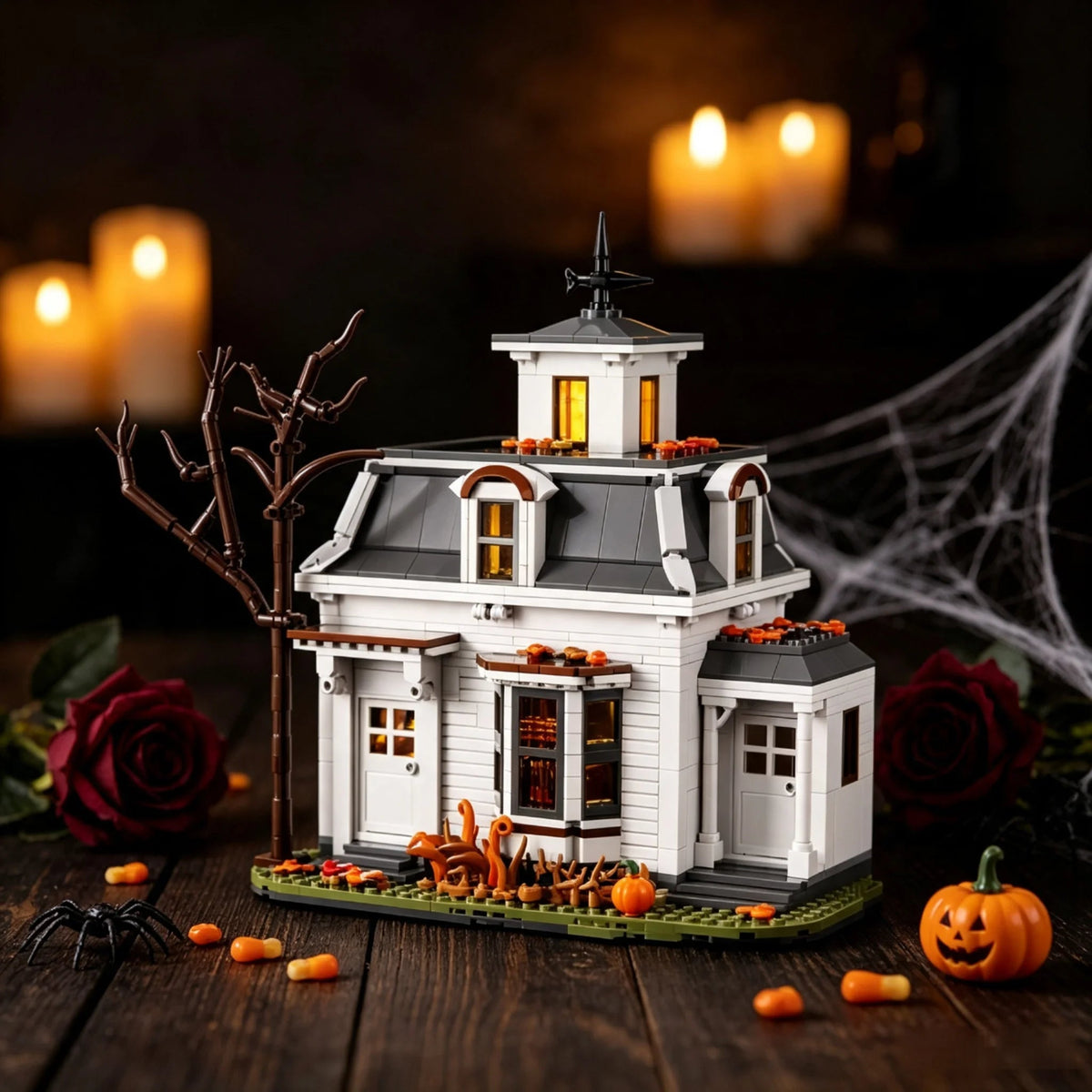 Halloween Spooky White Cottage The Pet & Home Store
