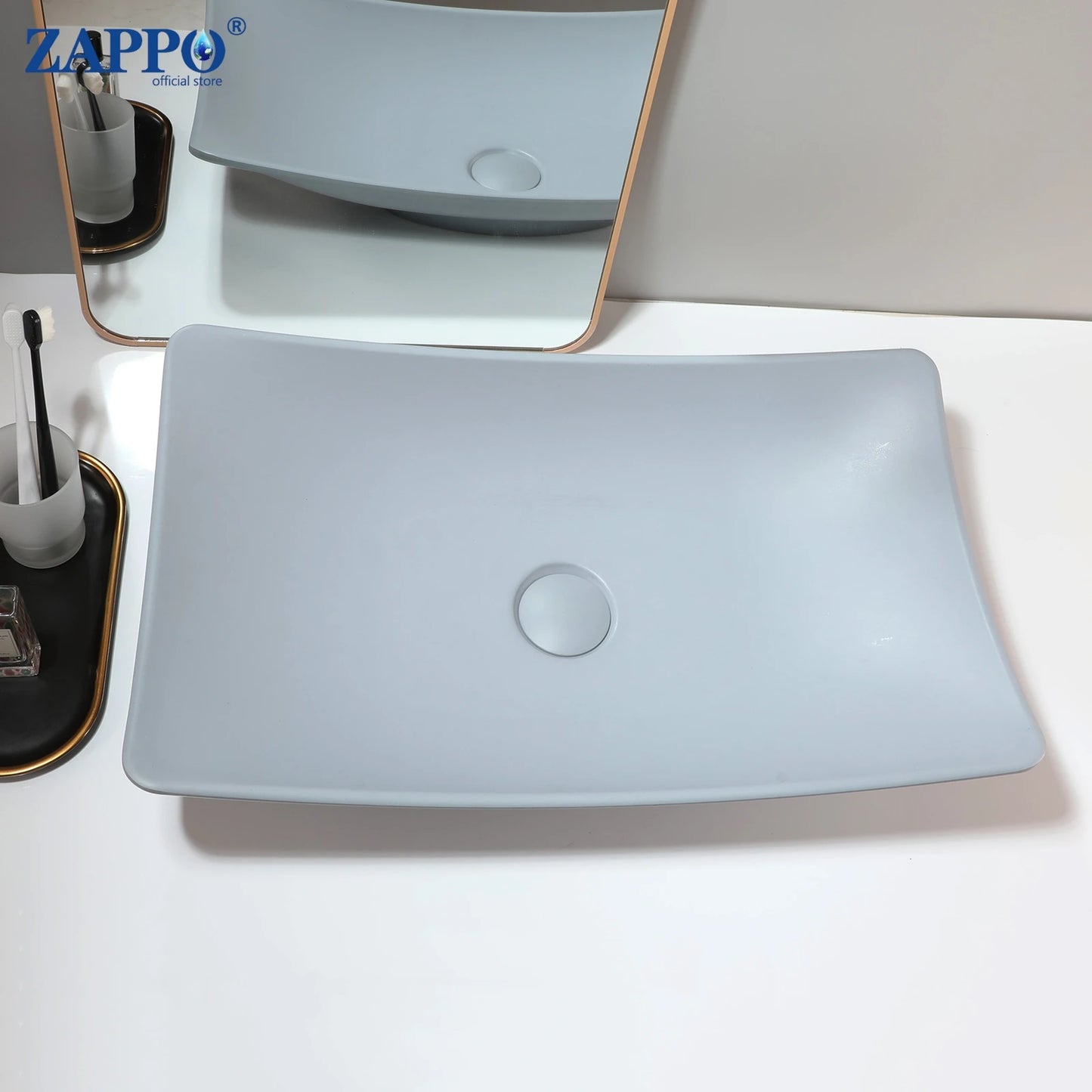 Torayvino Vessel Sink Stone Resin Washbasin Above Counter