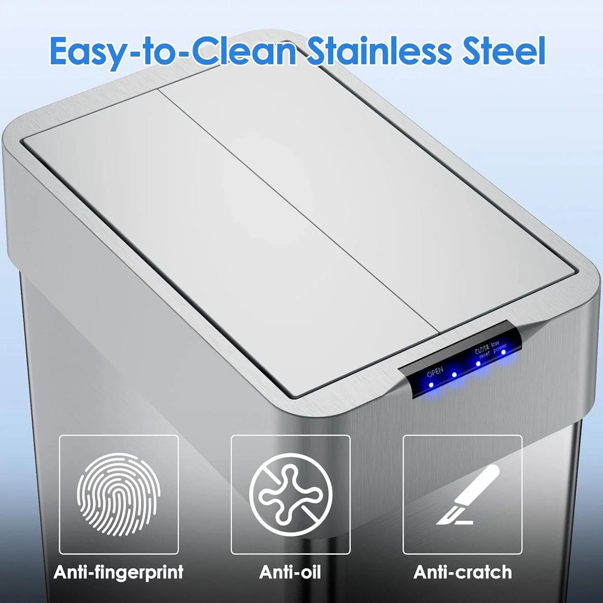 13.2-21.1Gal Motion Sensor Trash Bin The Pet & Home Store