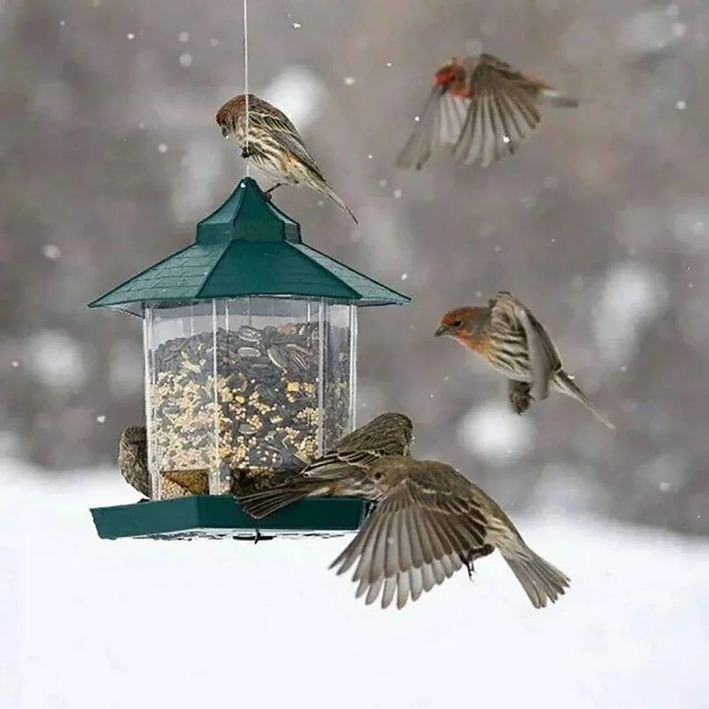 Rust Proof Hanging Bird Feeder Squirrel Proof Cardinal Wildlife Feeder