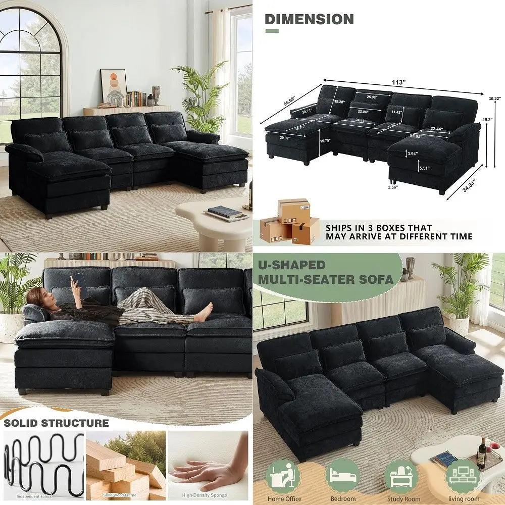 Boucle Cloud Sofa Couch, Modern Deep Seat Boucle loveseat Sofa, Comfy Upholstered Couch with 2 Pillows, Oversized Accent Armcha