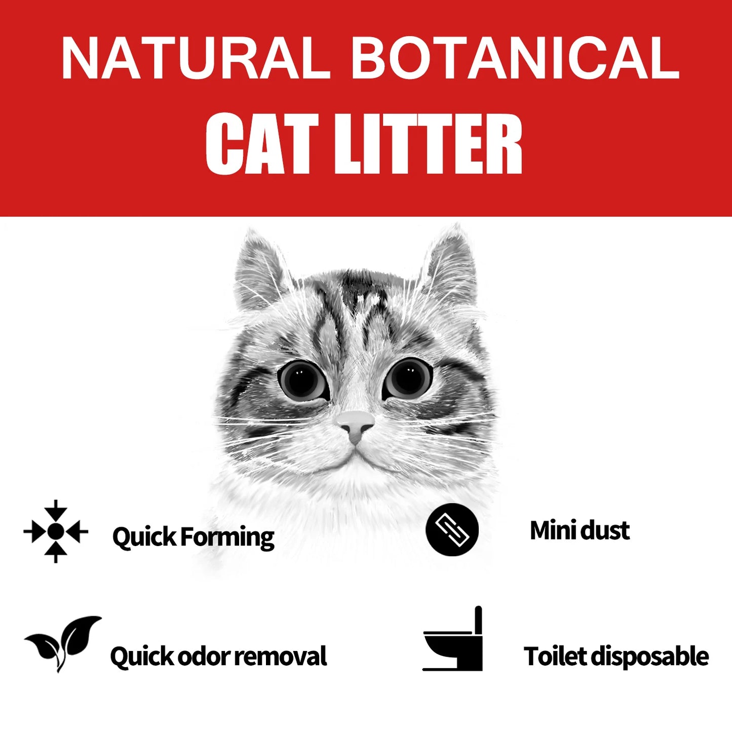 Sumlov Tofu Cat Litter Natural Botanical Dust Free Clumping