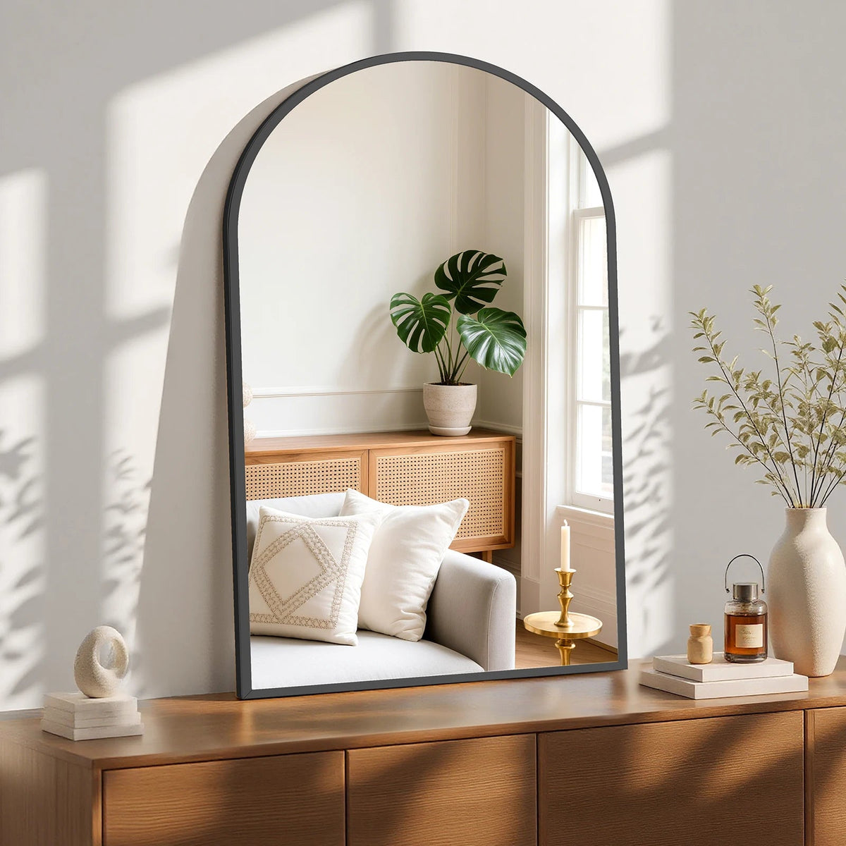 Arched Bathroom Mirror (various sizes and colors) The Pet & Home Store