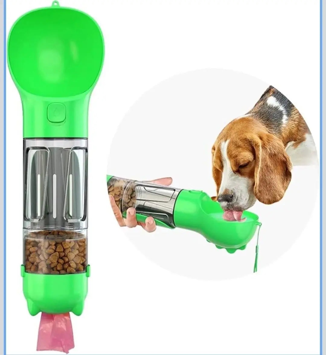 Portable Pet Water Bottle With Food Container And Bag Storage The Pet & Home Store