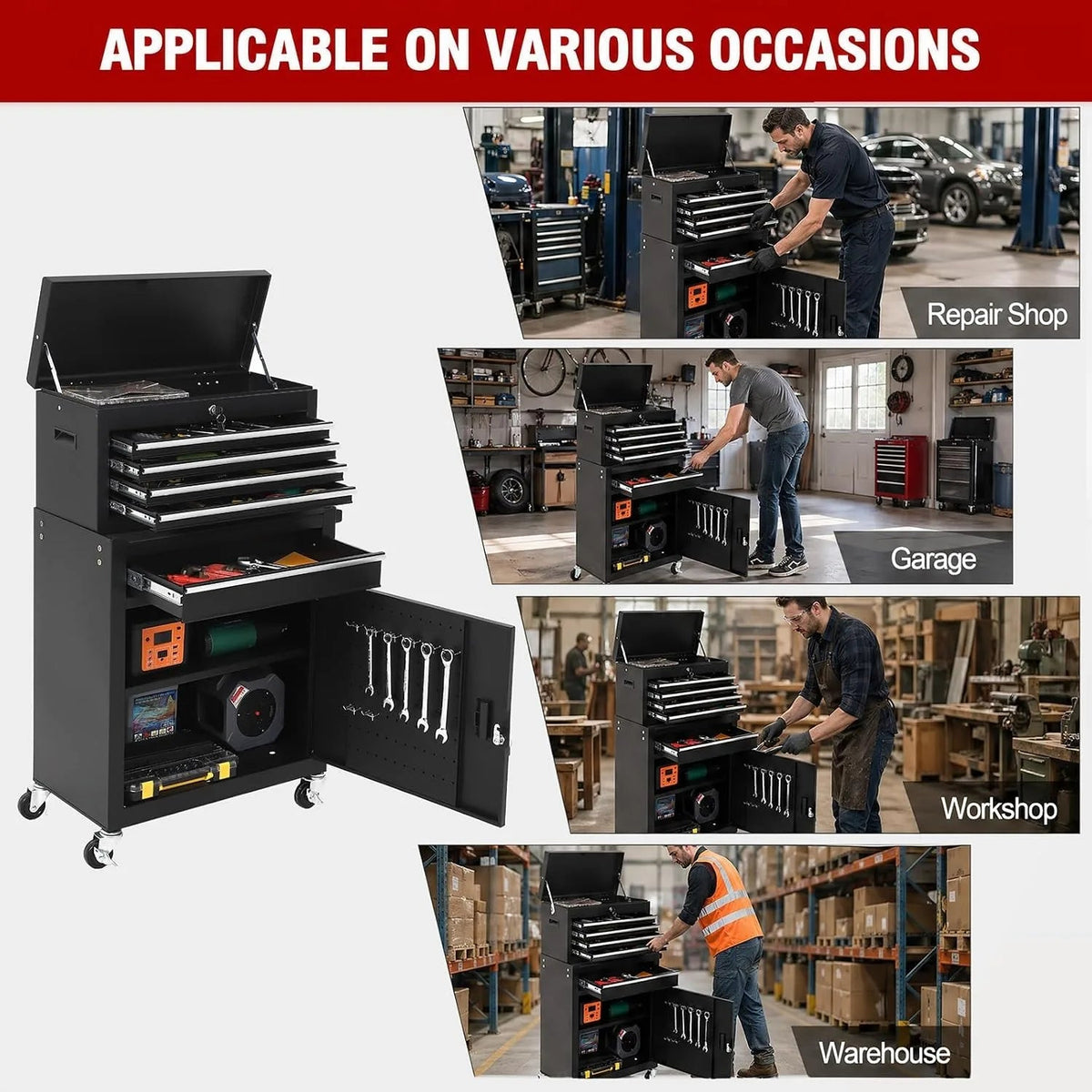 5 Drawer Rolling Tool Cabinet The Pet & Home Store