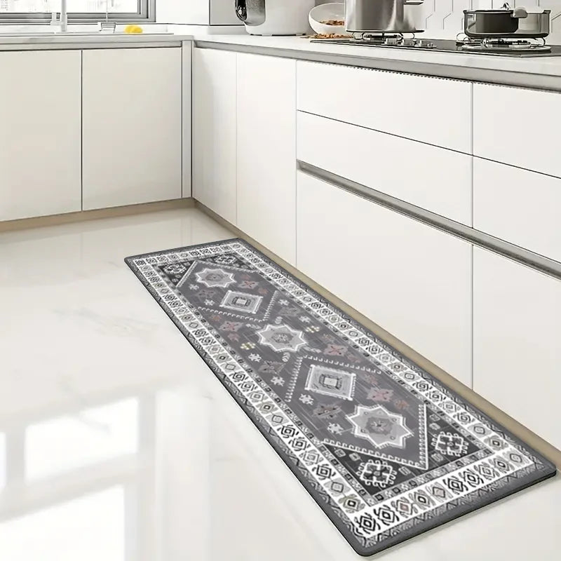 Bohemian Kitchen Mat Super Absorbent Non Slip Floor Mat Runner
