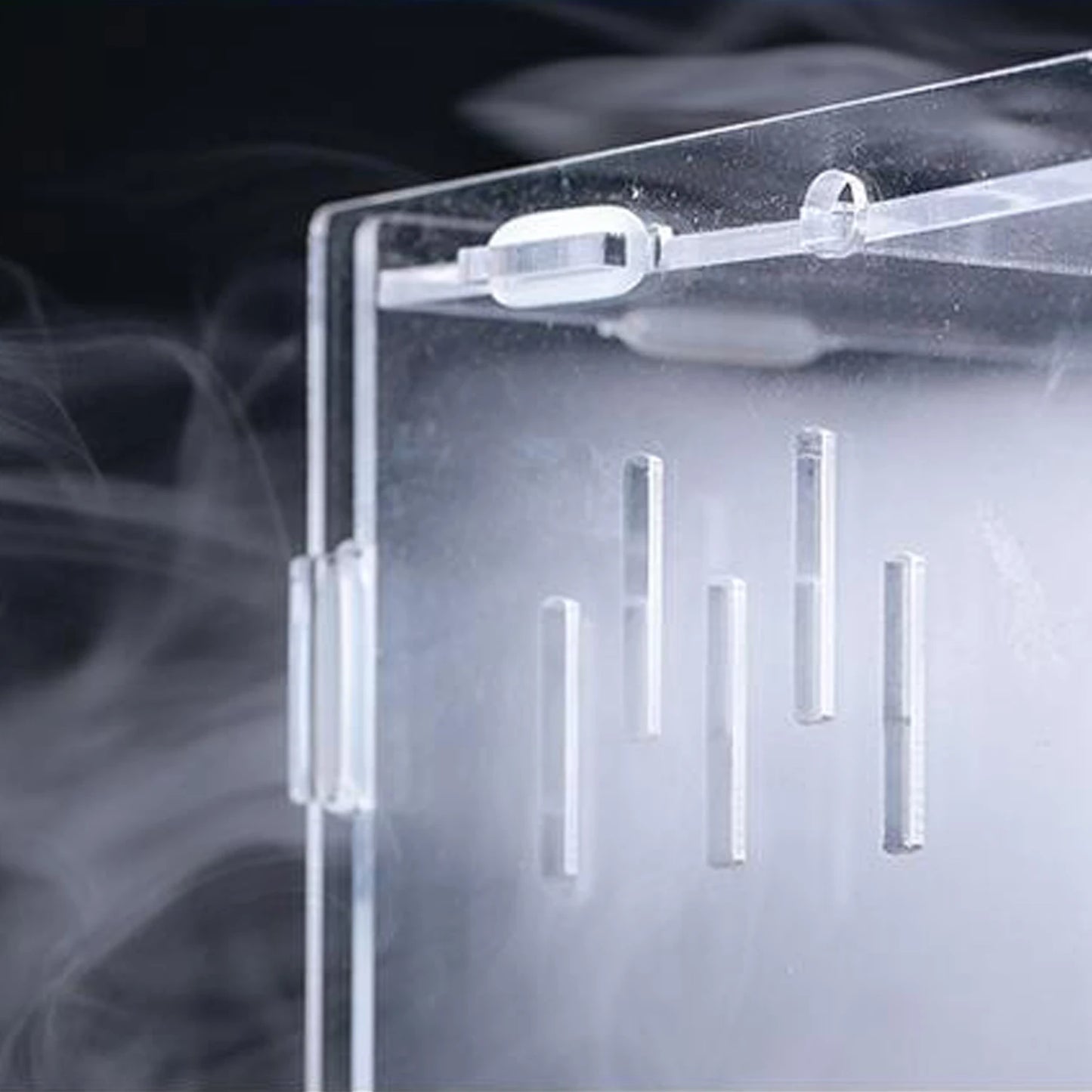 Acrylic Transparent Reptile Terrarium Breeding Box Turtle Cage Nano Arboreal Tarantula Enclosure Dearded Dragon Reptiles Habitat