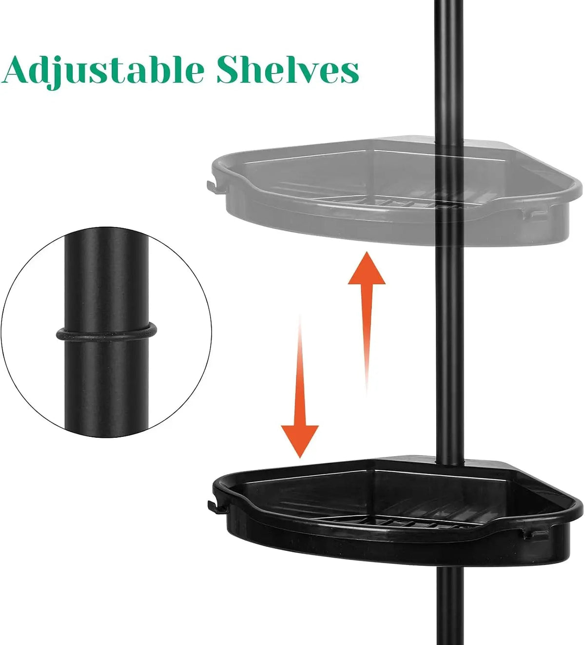 4 Tier Corner Shower Caddy The Pet & Home Store