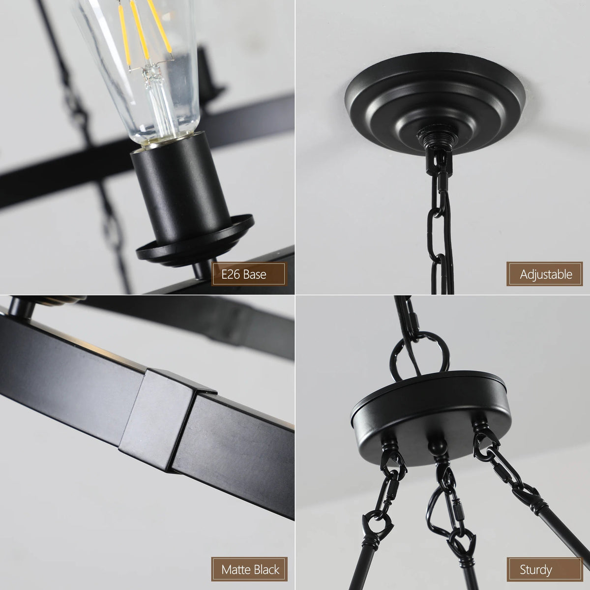 Retro style Large 2-Tier circular ceiling Ironwork chandelier The Pet & Home Store