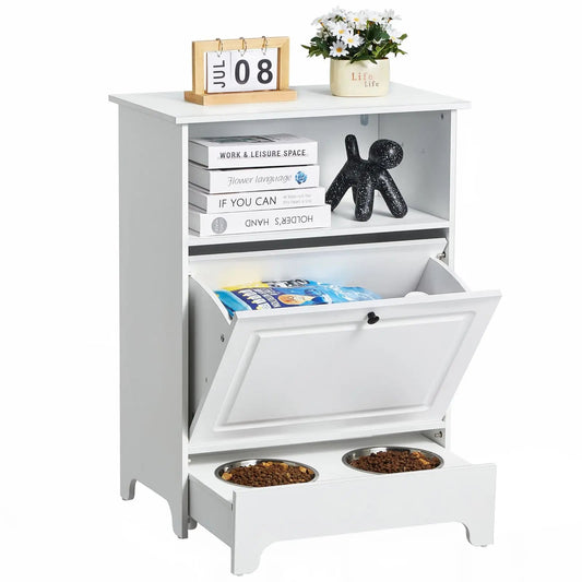 Pet Feeding Station with 2 Stainless Steel Bowls The Pet & Home Store