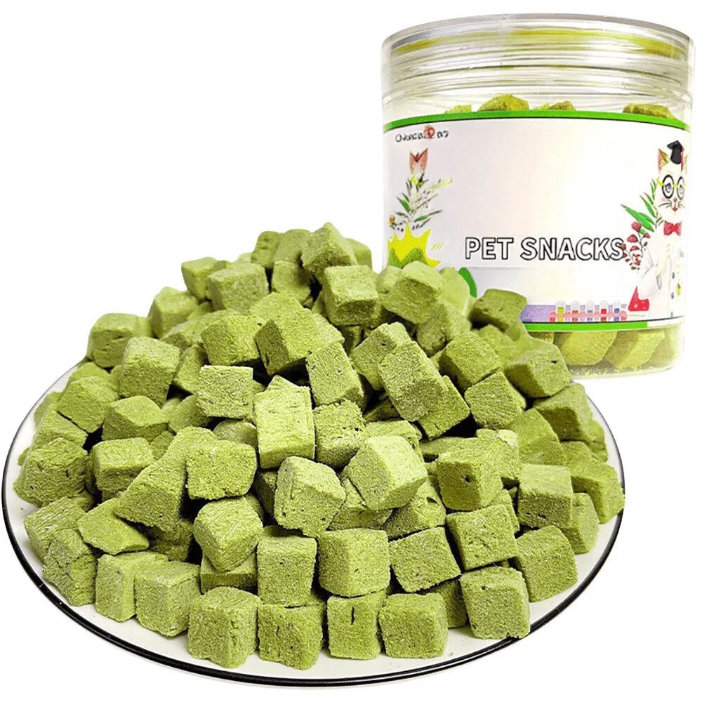 Cat Grass Hairball Treats for Cats Chicken Flavor Teeth Cleaning