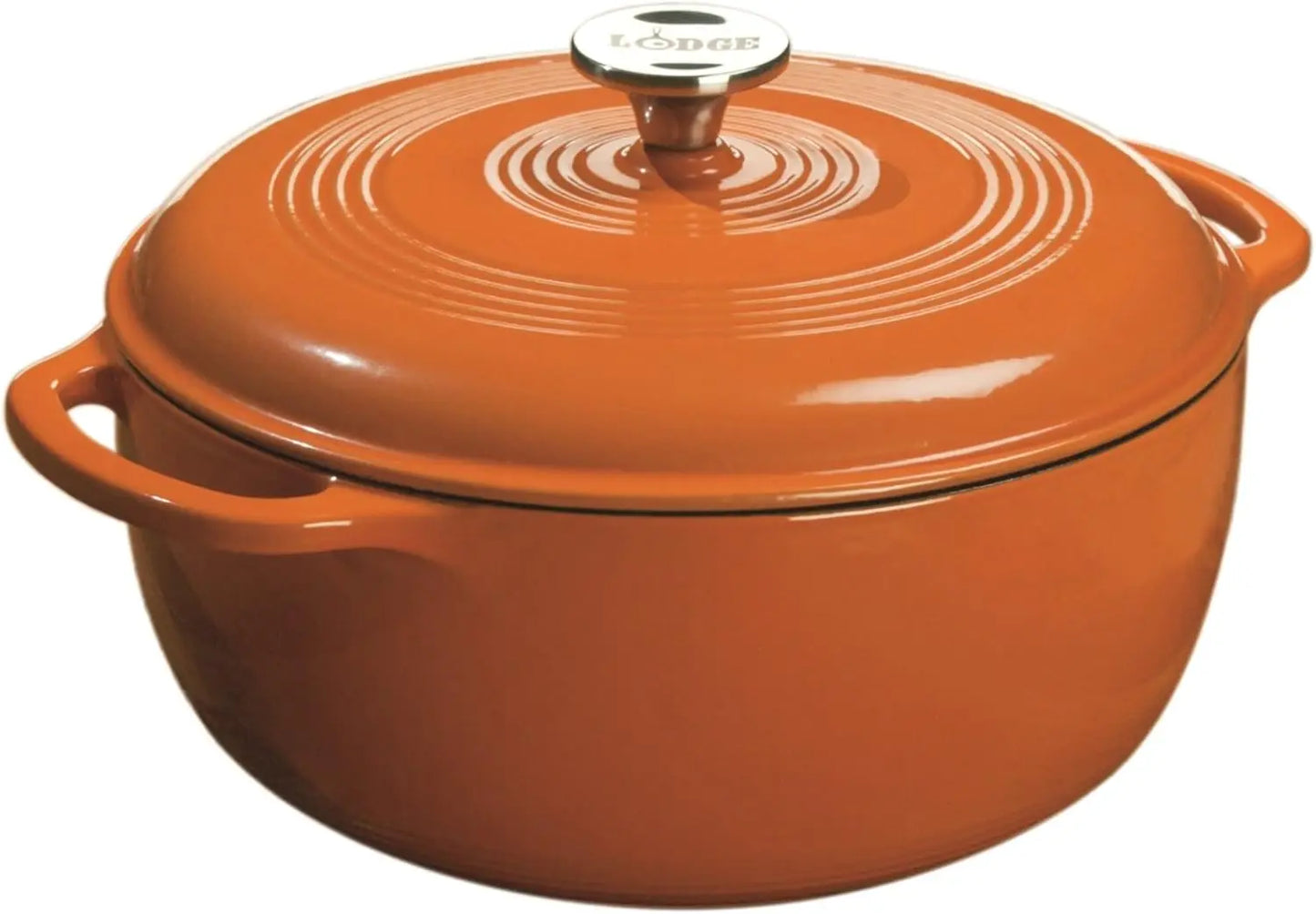 Lodge Enameled Cast Iron Dutch Oven Lid Oven Safe 500F