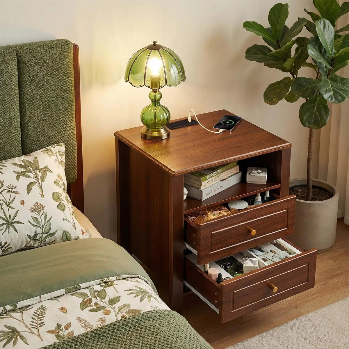 Nightstand with Charging Station The Pet & Home Store
