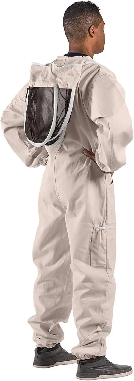 Bees And Co U74 Natural Cotton Beekeeper Suit With Veil