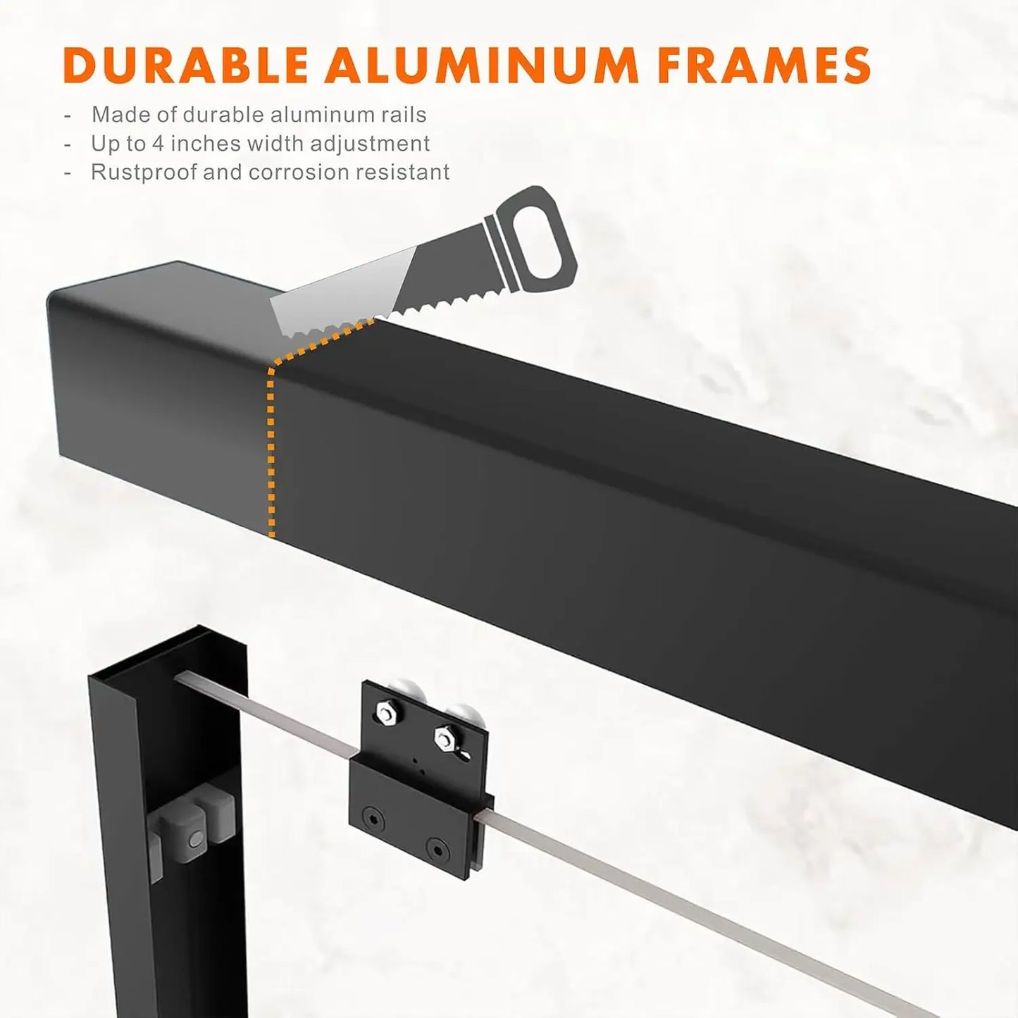 Semi Frameless Sliding Glass Shower Door With Tempered Glass