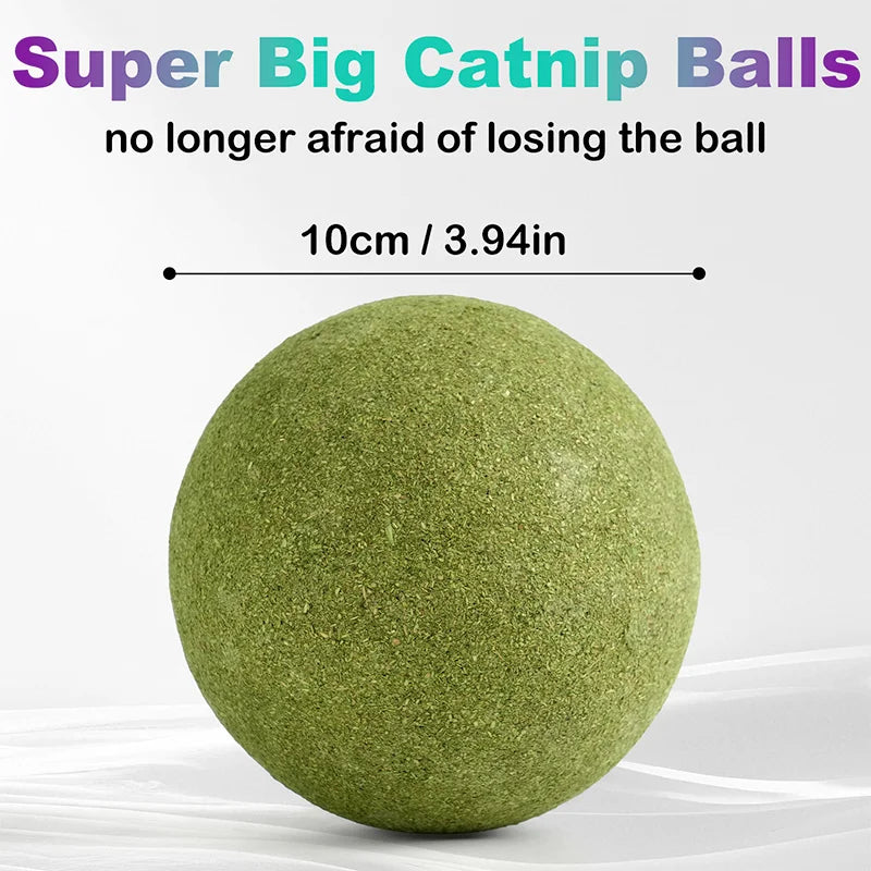 Natural Catnip Ball Toy For Cats Self-Hi Relieving Stuffy Indoor