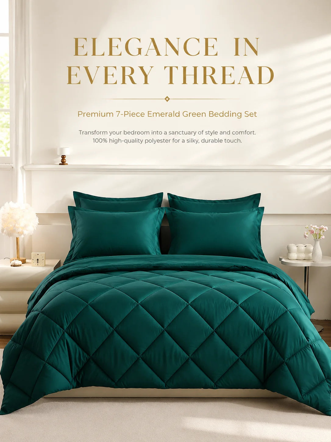 5pcs/7pcs Twin Full Queen King Bedding Sets Home Decor Comforter Flat Sheet Fitted Sheet Pillowcases Sleeping Sets The Pet & Home Store