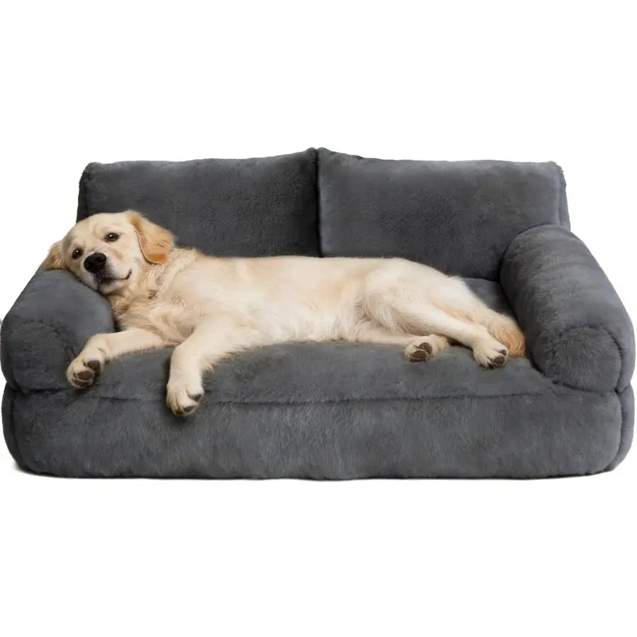 Plush Cat Bed For Medium Pets With Removable Cover