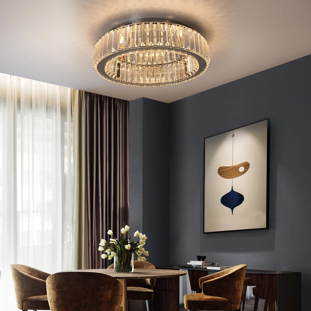 Modern Crystal Ceiling Lamp The Pet & Home Store