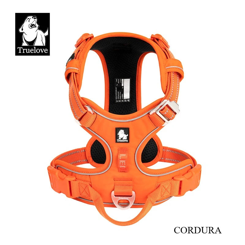Truelove No Pull Dog Harness Reflective Breathable Adjustable Training Vest for Small Medium Large Dogs Night Walking TLH5657