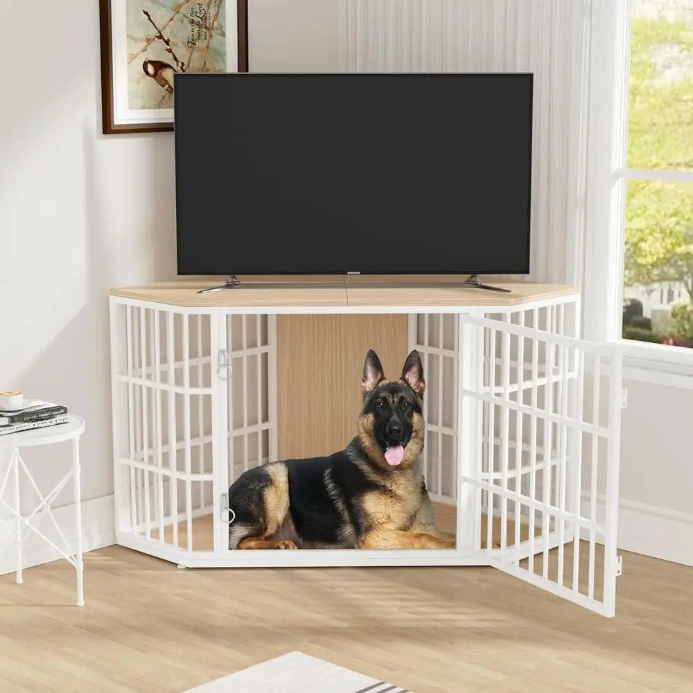 52 Inch Wood Dog Crate Furniture The Pet & Home Store