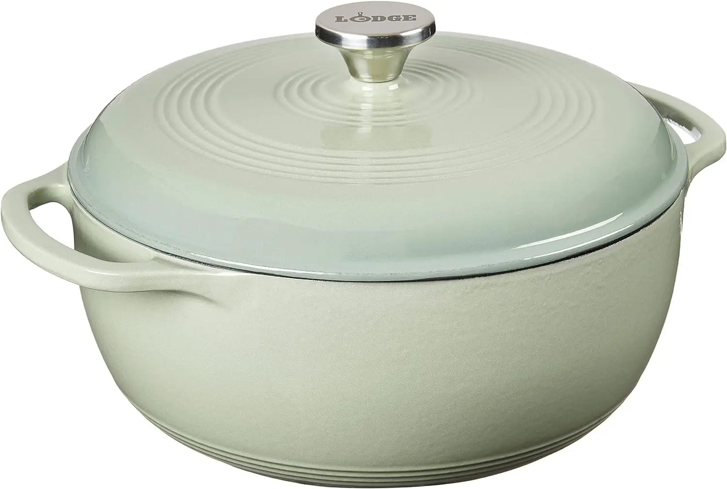 Lodge Enameled Cast Iron Dutch Oven Lid Oven Safe 500F