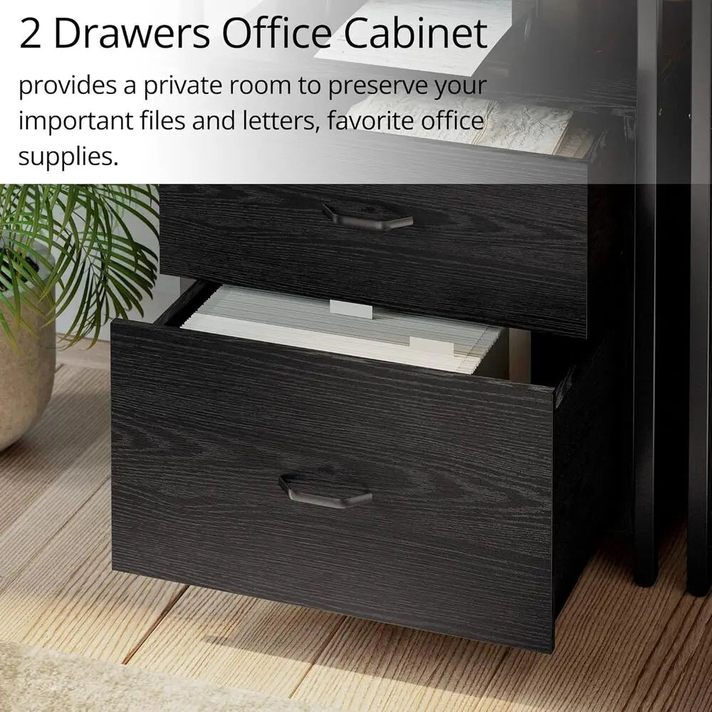 IRONCK Industrial Bookcase File Cabinet Drawers Freestanding
