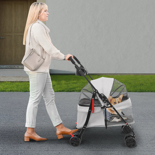 Bymaocar Foldable Pet Stroller For Medium Dogs And Cats The Pet & Home Store