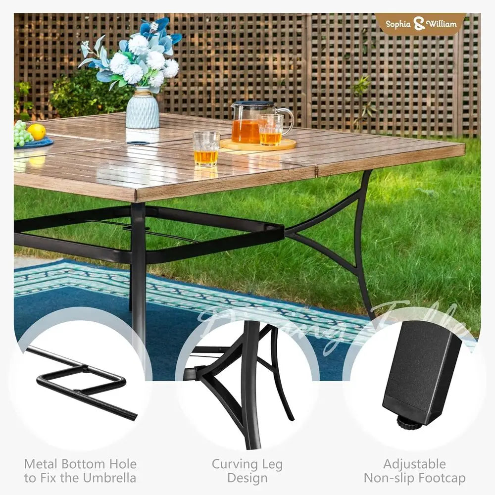 9 Pc Patio Dining Set The Pet & Home Store
