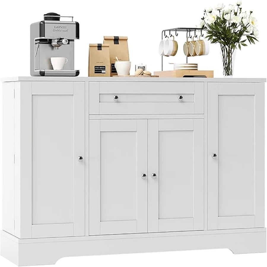 HiMISS Modern Sideboard Buffet Cabinet With Drawers And Shelves