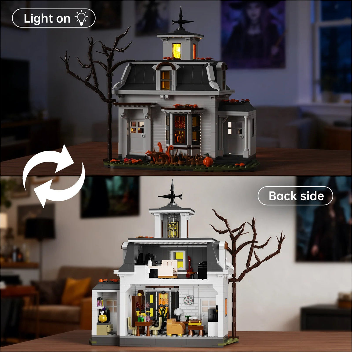 Halloween Spooky White Cottage The Pet & Home Store