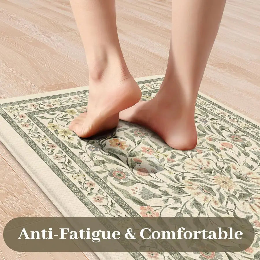 Anti Fatigue Kitchen Mats Set Of 2 Cushioned Non Slip