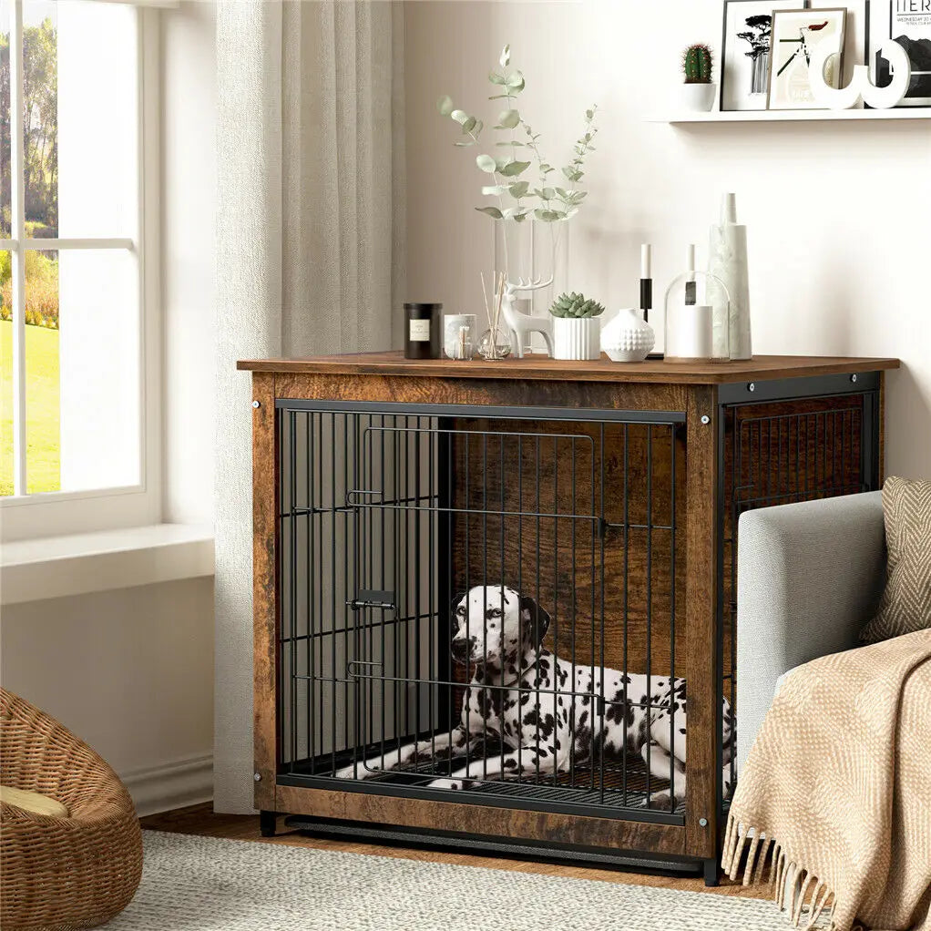 Pet Kennel with 2 Doors and Removable Tray The Pet & Home Store