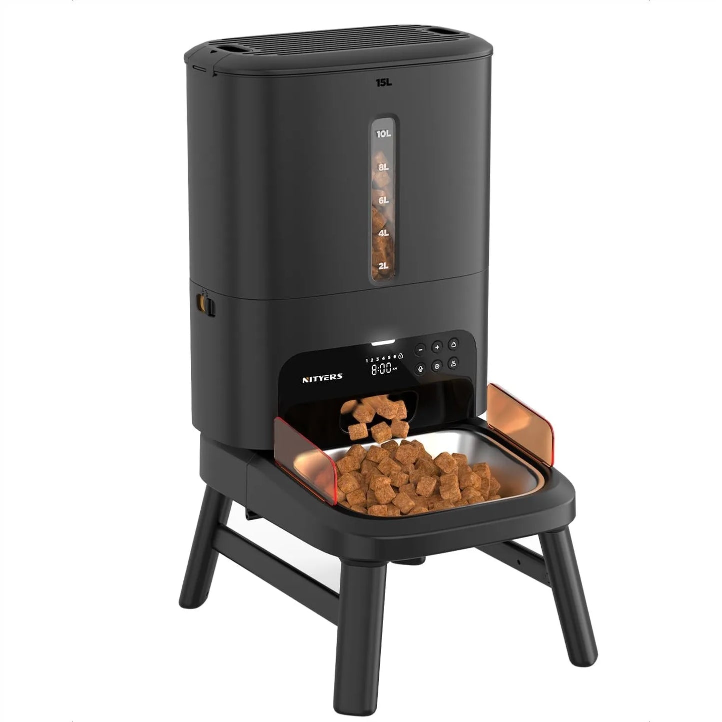 Automatic Dog Feeder for Large Breed With Elevated Stand