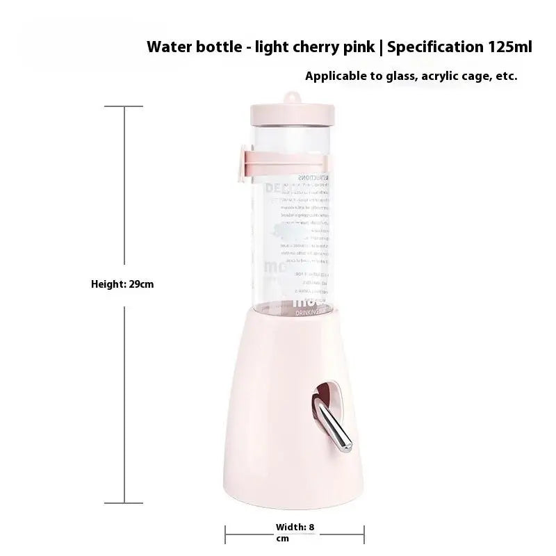 2-In-1 Hamster Feeder And Waterer, Large Capacity Automatic Dispenser