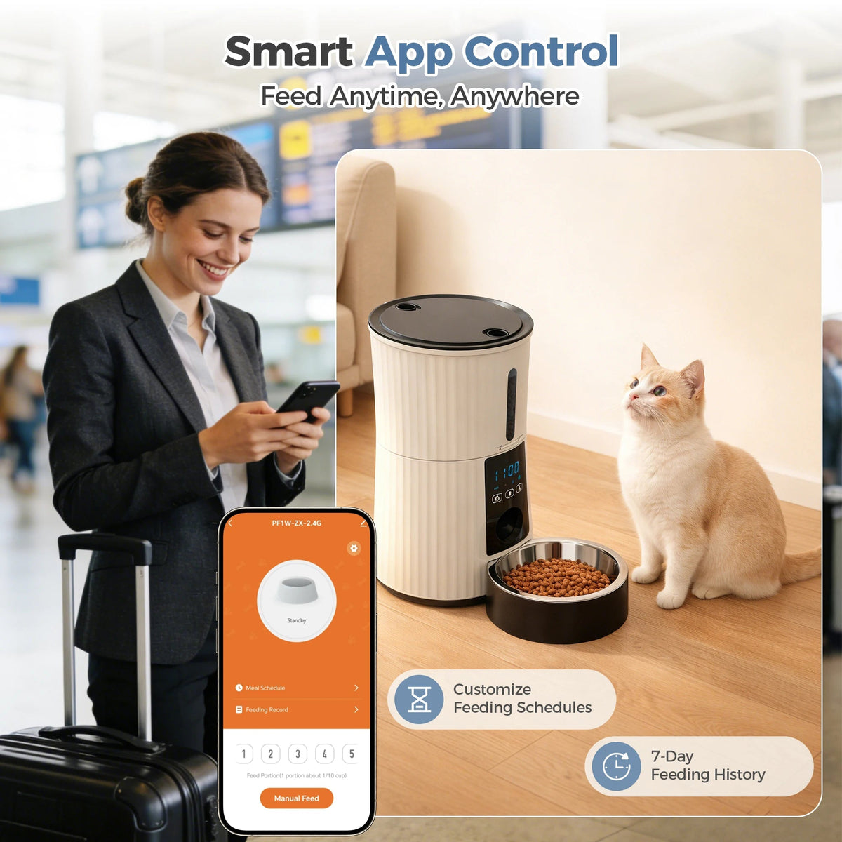 4L Automatic Pet Feeder The Pet & Home Store