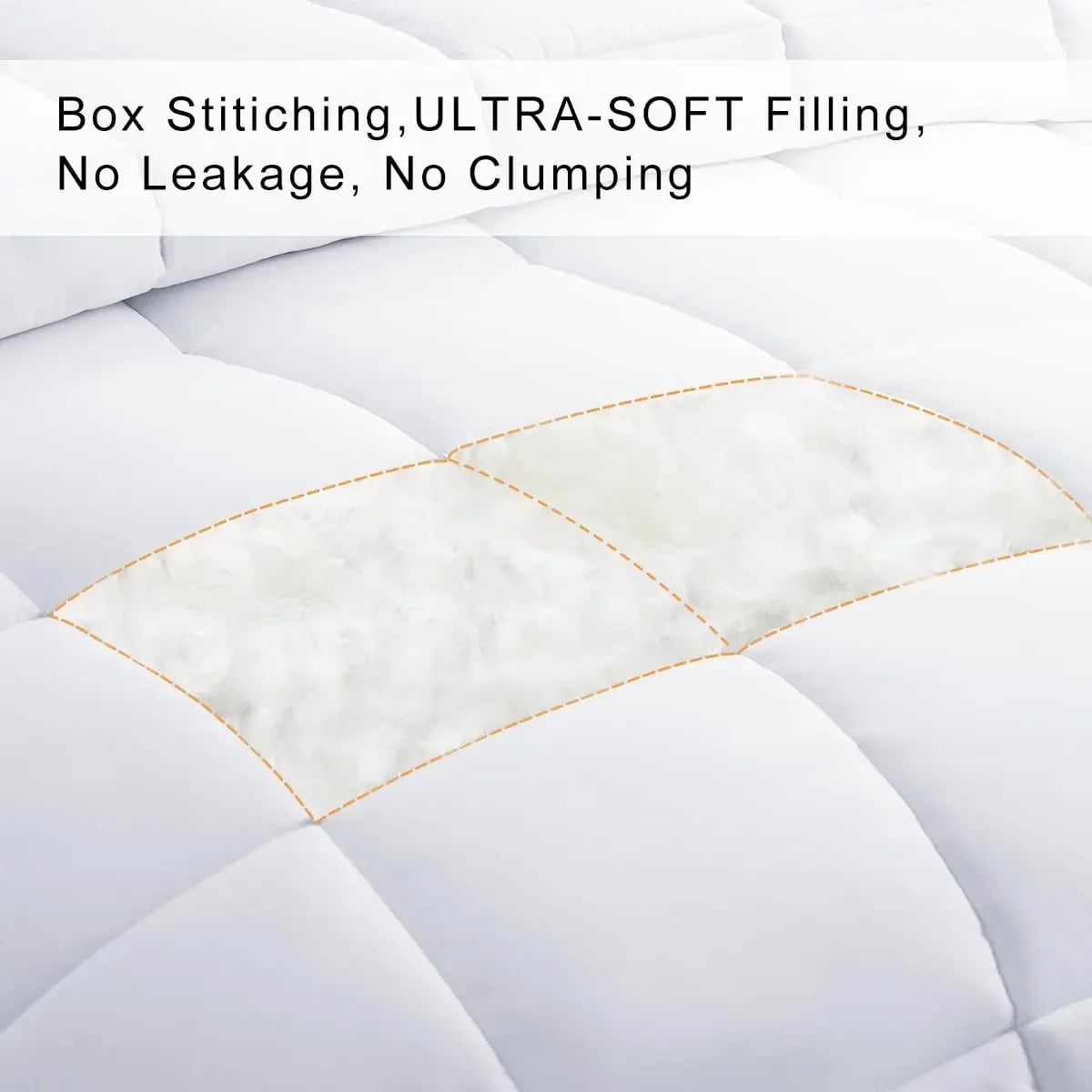 Cooling All-Season Quilted Bamboo Fiber Comforter With Breathable Duvet Insert