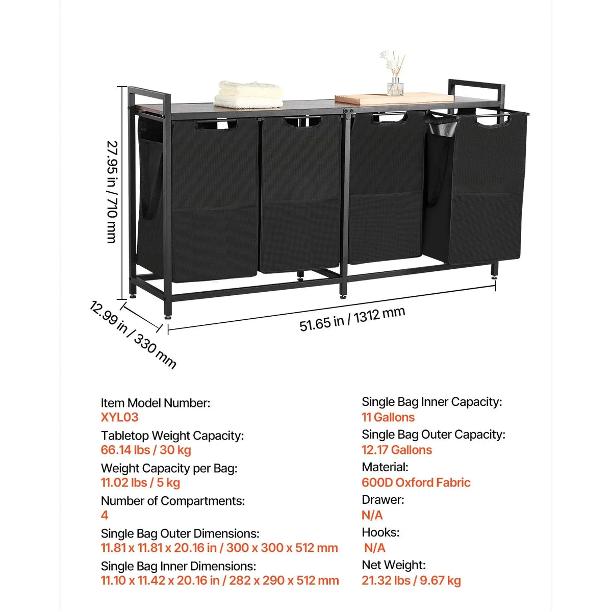 Large Laundry Hamper