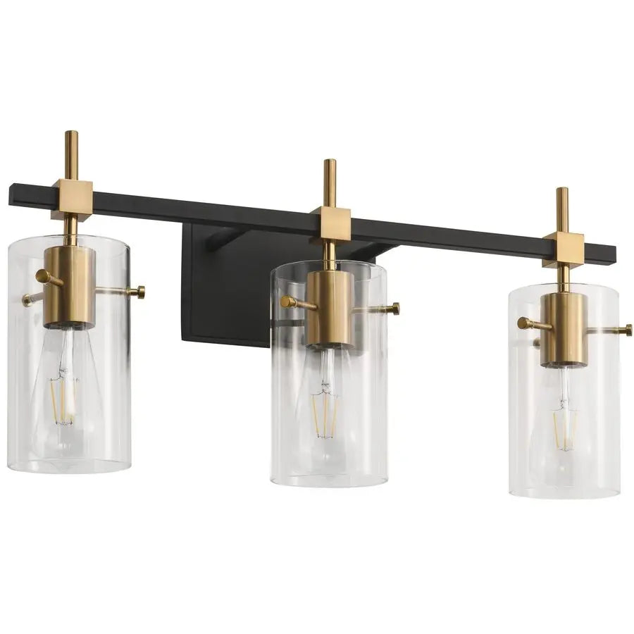 Vintage Vanity Lights Bathroom Fixture Over Mirror With Glass Shades