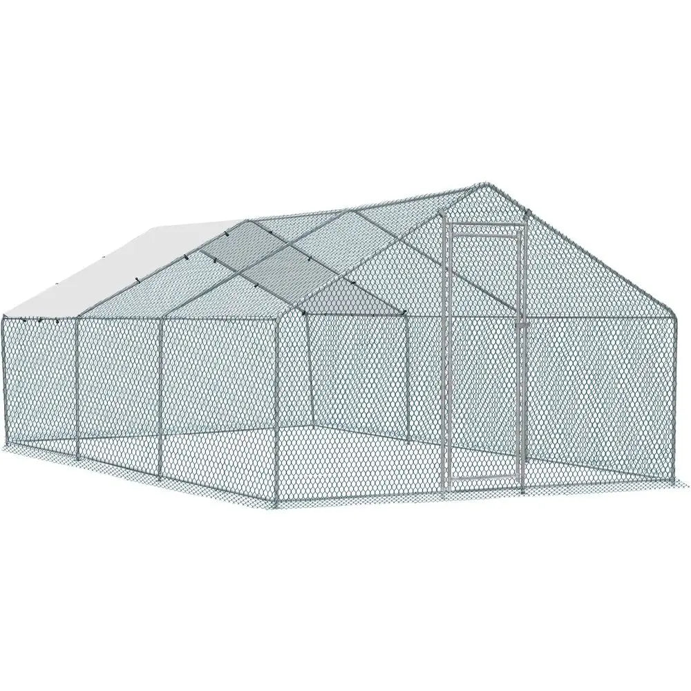 Waterproof Metal Chicken Coop For Backyard Poultry And Small Pets