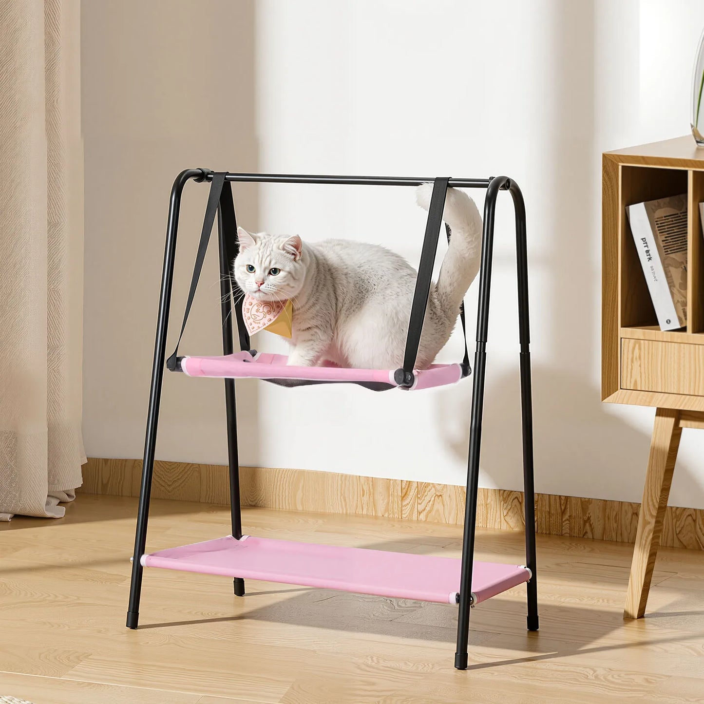 Cat Hammock Window Bed Dual Layer Wall Mount For Cats